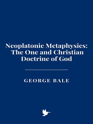 cover image of Neoplatonic Metaphysics